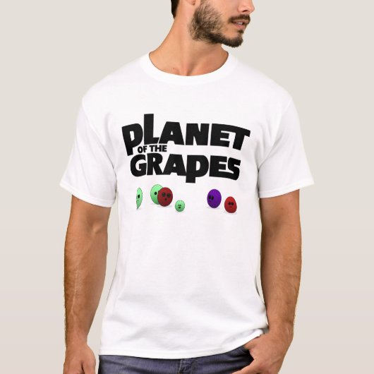 Planet van de druiven t-shirt (Voorkant)