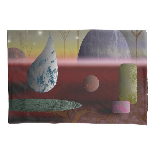 Planet van de loodschotten (2 grootten) kussensloop (Voorkant-Links)