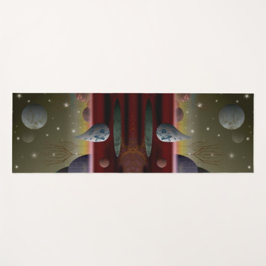 Planet van de soorten Yoga Mat (Voorkant (horizontaal))