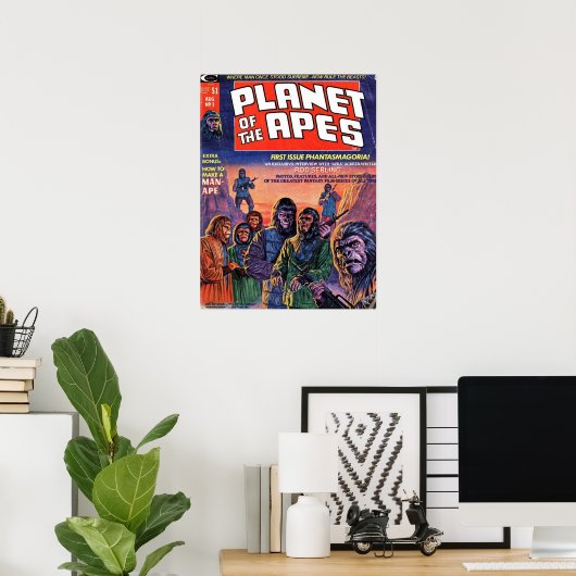 Planet van het boek Apes Comic Poster (Thuiskantoor)