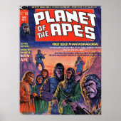 Planet van het boek Apes Comic Poster (Voorkant)