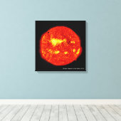 Planet Venus brengt de zon over, Hi-Res Canvas Afdruk (Insitu (Houten vloer))