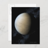 Planet Venus Briefkaart (Voorkant / Achterkant)