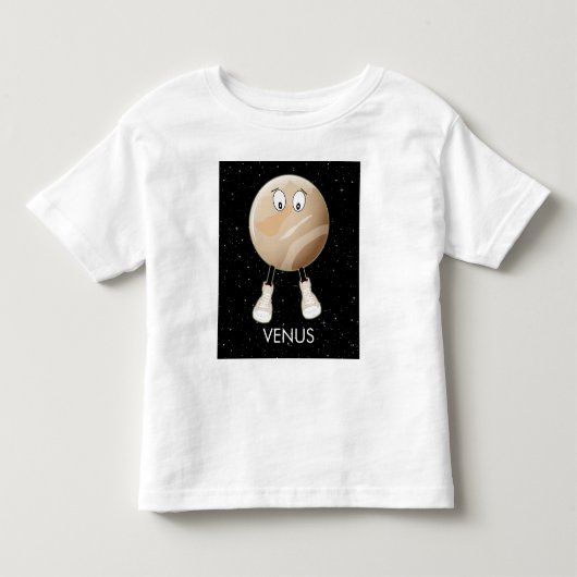 Planet Venus en sterren Kinder Shirts (Voorkant)