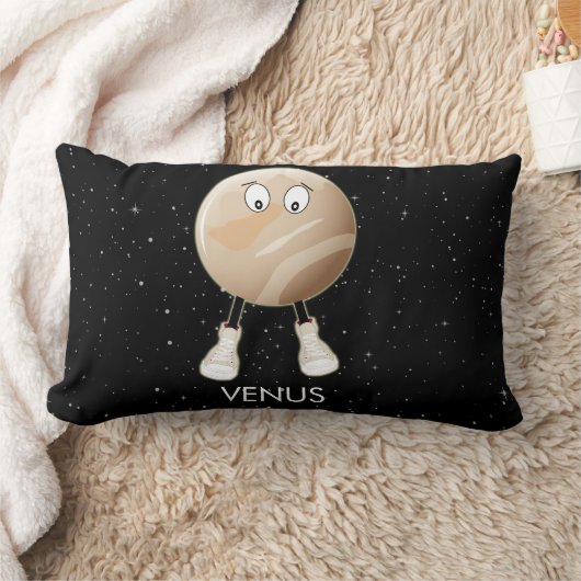 Planet Venus en sterren Kussen (Deken)