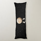 Planet Venus en sterren Lichaamskussen (Achterkant (Verticaal))