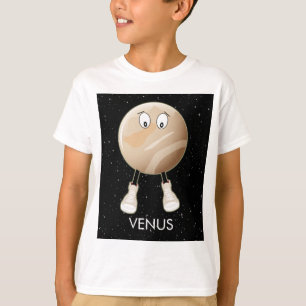 Planet Venus en sterren T-shirt