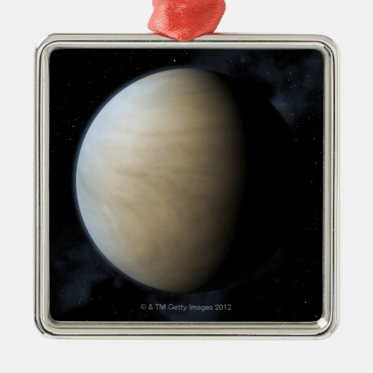 Planet Venus Metalen Ornament (Voorkant)