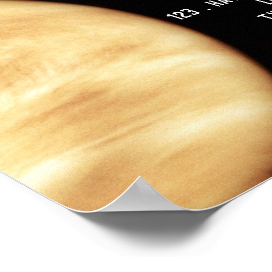 Planet Venus, Planetarium Event Adverteren Poster (Hoek)