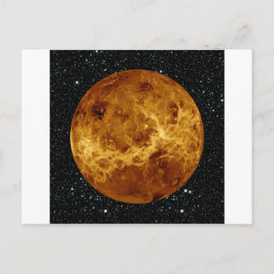 PLANET VENUS radar uitzicht star background ~ Briefkaart