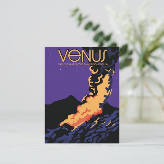 Planet Venus ruimtekunst (Staand voorkant)