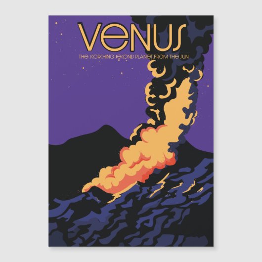 Planet Venus ruimtekunst (Voorkant)