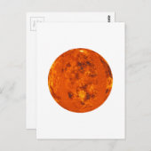 PLANET VENUS (zonnestelsel) ~ Briefkaart (Voorkant / Achterkant)