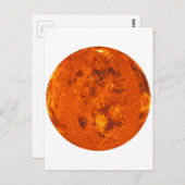 PLANET VENUS (zonnestelsel) ~ Briefkaart (Voorkant / Achterkant)