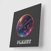 Planet Vierkante Klok (Hoek)