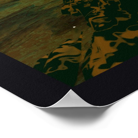 Planet Volcano World Poster (Hoek)