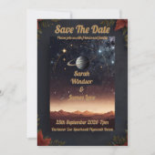 Planet Wedding Invitation Kaart (Voorkant)
