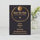 Planet Wedding Invitation Kaart (Staand voorkant)