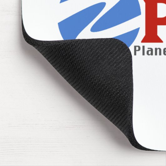 Planet World Electronics White Muismat (Hoek)