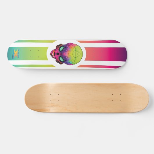 Planet X Alien Invader 01 Persoonlijk Skateboard (Horizontaal)
