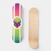Planet X Alien Invader 01 Persoonlijk Skateboard (Voorkant)