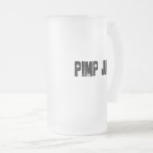 Planet X Design Logo, PIMP JUICE Matglas Bierpul (Voorkant rechts)