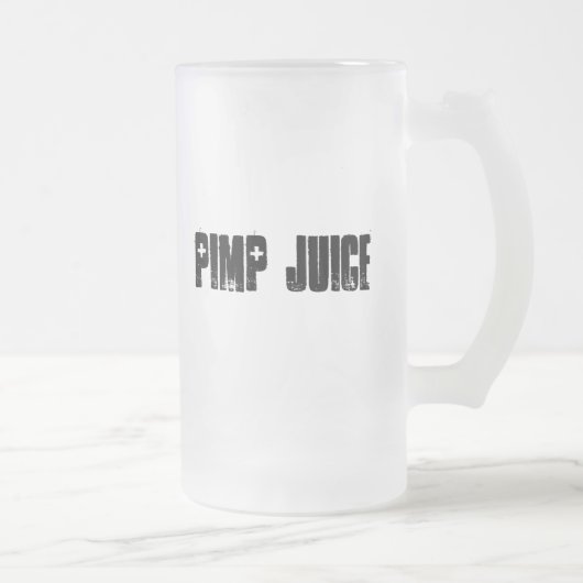 Planet X Design Logo, PIMP JUICE Matglas Bierpul (Rechts)
