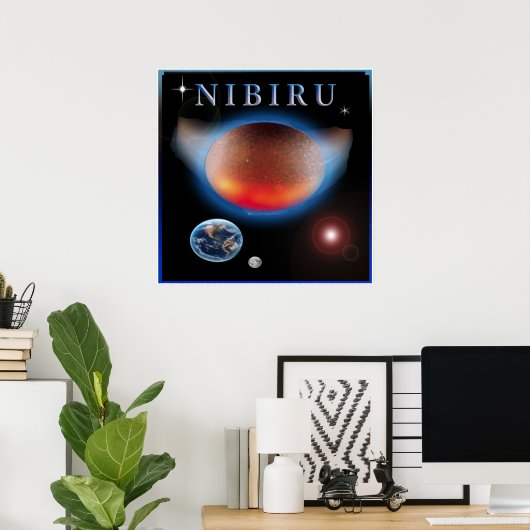 Planet X Nibiru Poster (Thuiskantoor)