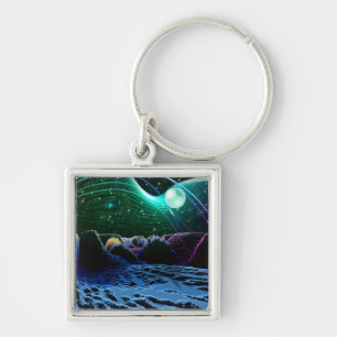 Planet Xynlorepline Premium Square Sleutelhanger