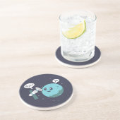 Planet Zandsteen Onderzetter (Zijkant)