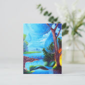 PLANETA ÁGUA - Leomariano artista plastico Briefkaart (Staand voorkant)