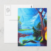 PLANETA ÁGUA - Leomariano artista plastico Briefkaart (Voorkant / Achterkant)