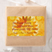 Planetaarde (sinaasappel) etiket (Insitu)