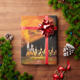 planetair droomlandschap cadeaupapier