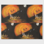 planetair droomlandschap cadeaupapier (Vlak)