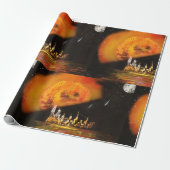 planetair droomlandschap cadeaupapier (Uitgerold)