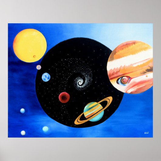 Planetair Mandala Poster (Voorkant)