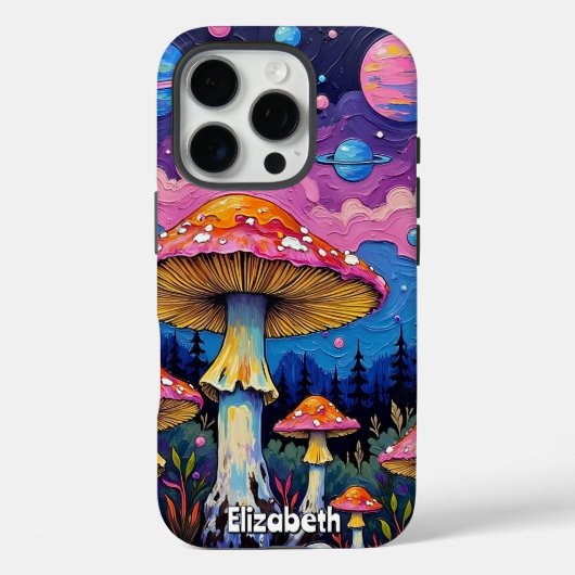 planetair paddenstoelenbos Case-Mate iPhone case (Achterkant)