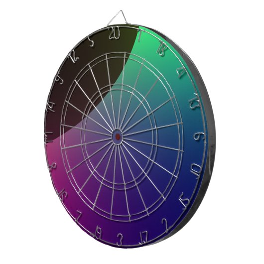 Planetaire Aurora Dart Board Dartbord (Voorkant Rechts)