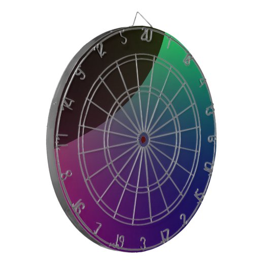 Planetaire Aurora Dart Board Dartbord (Voorkant Links)