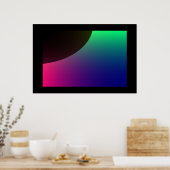 Planetaire Aurora-Poster Poster (Keuken)