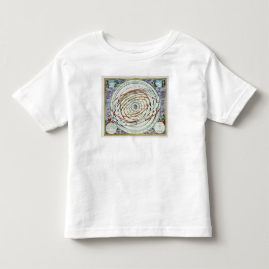 Planetaire banen kinder shirts (Voorkant)
