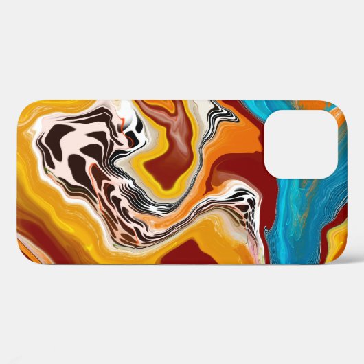 Planetaire Blisetzige Fluid Digital Art Case-Mate iPhone Case (Achterkant (horizontaal))