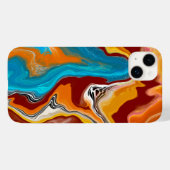 Planetaire Blisetzige Fluid Digital Art Case-Mate iPhone Case (Achterkant (horizontaal))