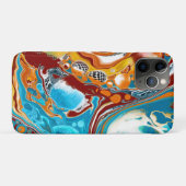 Planetaire Blisetzige Fluid Digital Art Case-Mate iPhone Case (Achterkant (horizontaal))