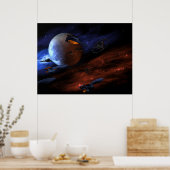 Planetaire defensie poster (Keuken)