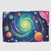 Planetaire Draaiing Golfhanddoek (Horizontaal)