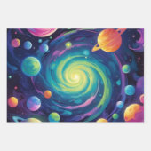 Planetaire Draaiing Inpakpapier Vel (Voorkant)