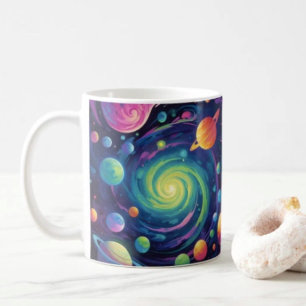 Planetaire Draaiing  Koffiemok