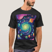 Planetaire Draaiing T-shirt (Voorkant)